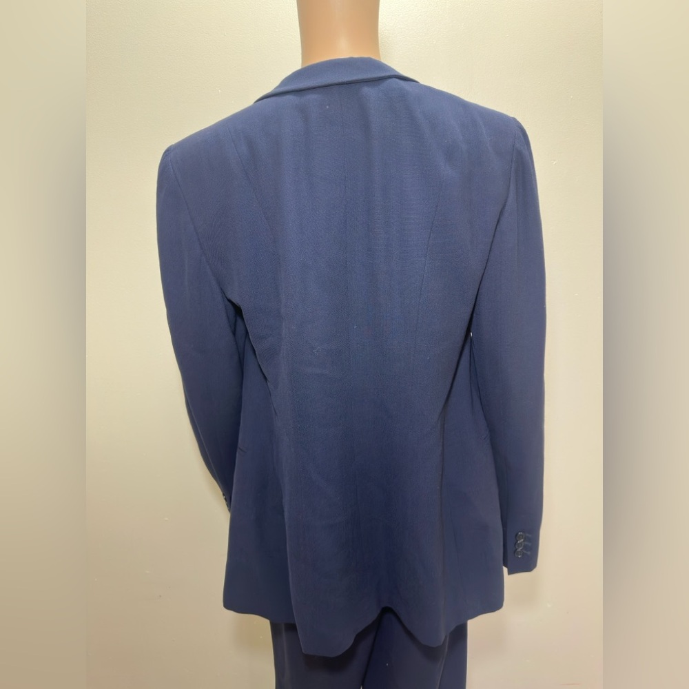 Armani Collezioni Women's Navy Blazer and Pants - Picture 3 of 12